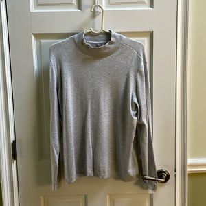 Chico’s Light Gray Mock Turtle Neck Size 2.
